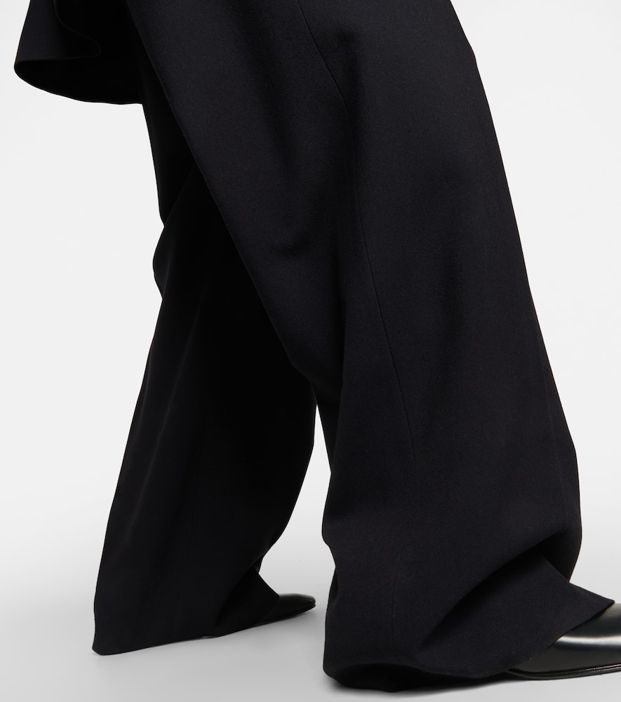 The Row Roan Oversized Canvas Pants In Night Sky