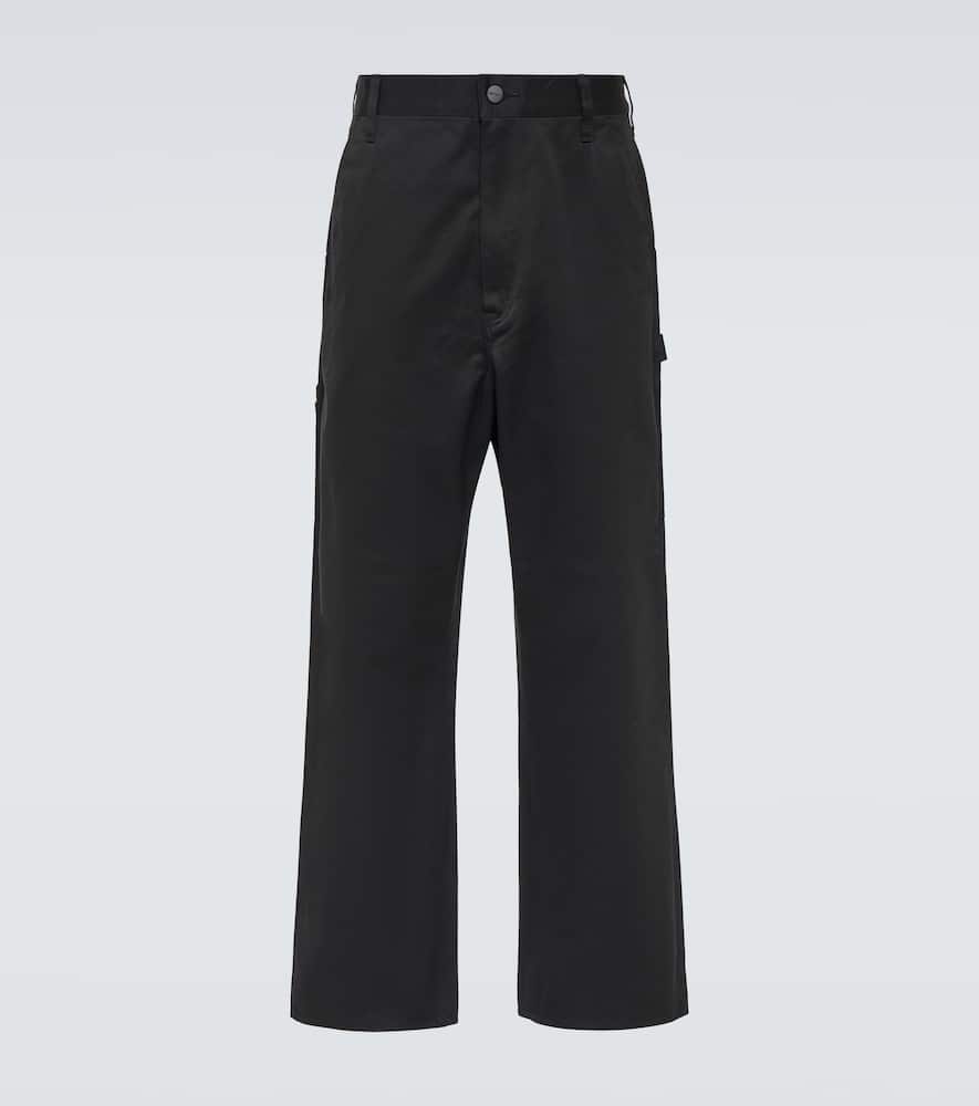 Junya Watanabe X Carhartt Gabardine Straight Pants In Black
