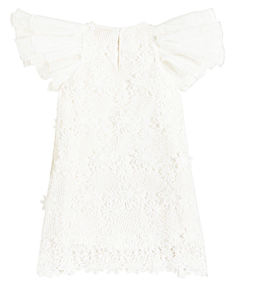  Petite Amalie Petite Amalie Kleid Aus Baumwolle Mit Spitze 