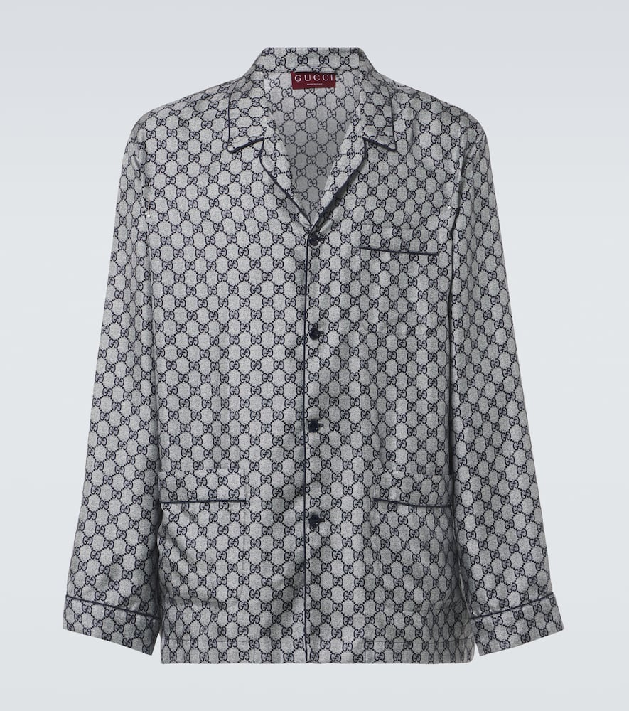 GG silk shirt