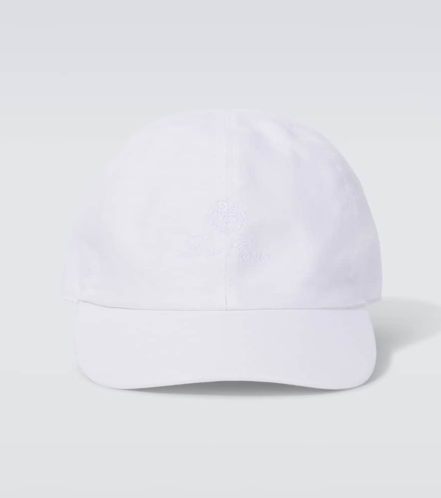 Linen baseball cap