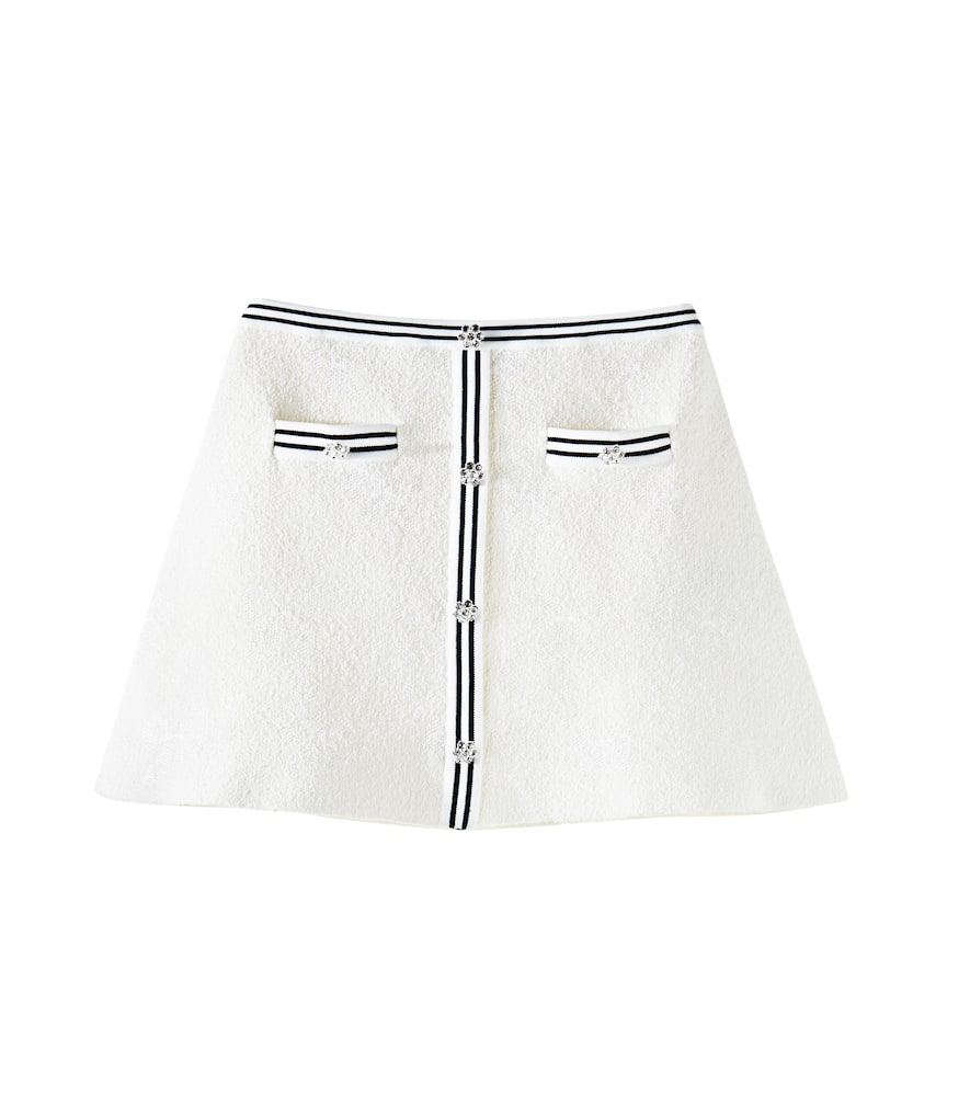Self-Portrait Kids Jacquard skirt