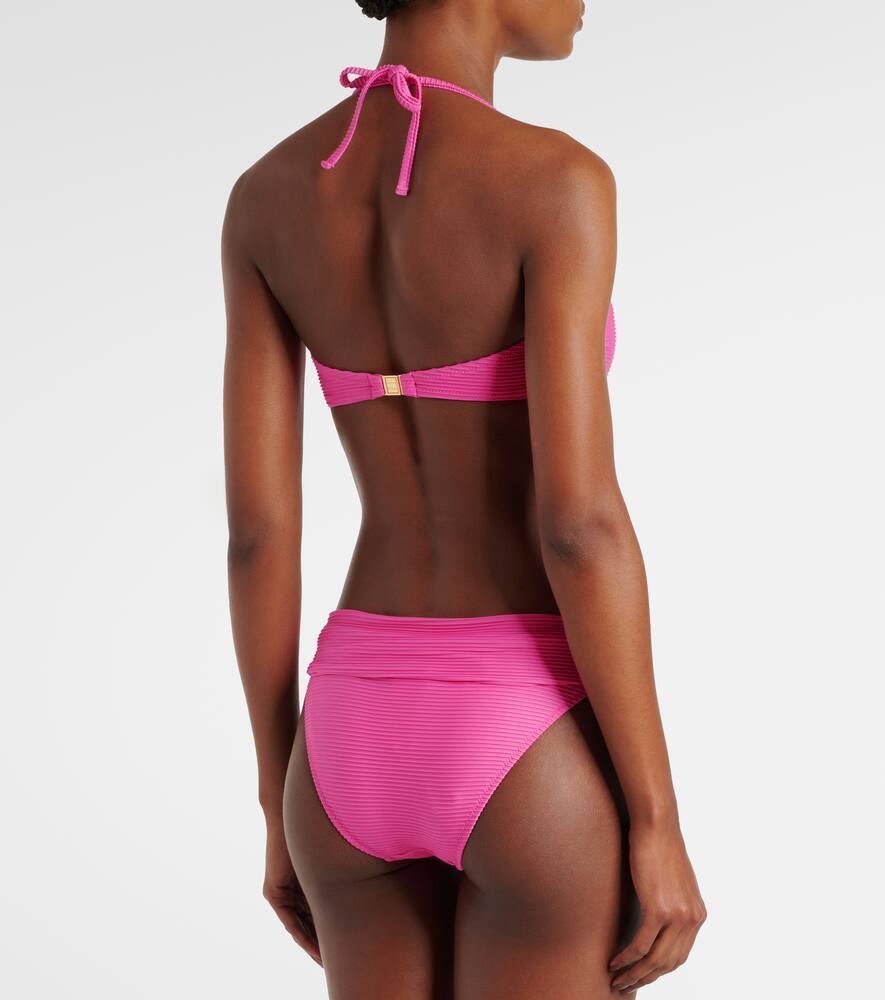Heidi Klein Womens  Tulum Fold-over Bikini Bottoms In Pink