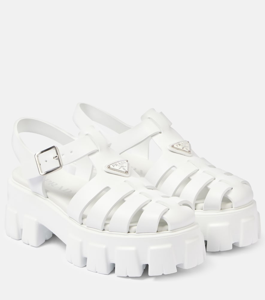 Prada Sandales Monolith plateforme 700 €