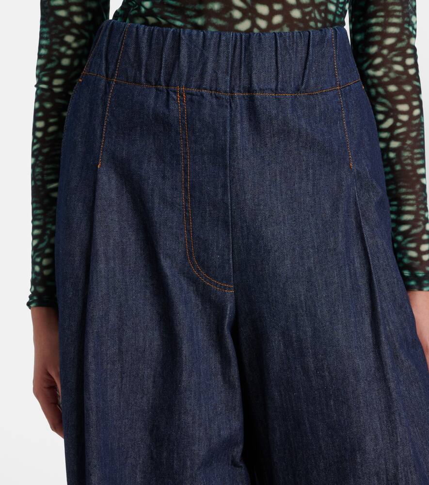 Dries Van Noten Pila Denim Cotton Jeans In Blue