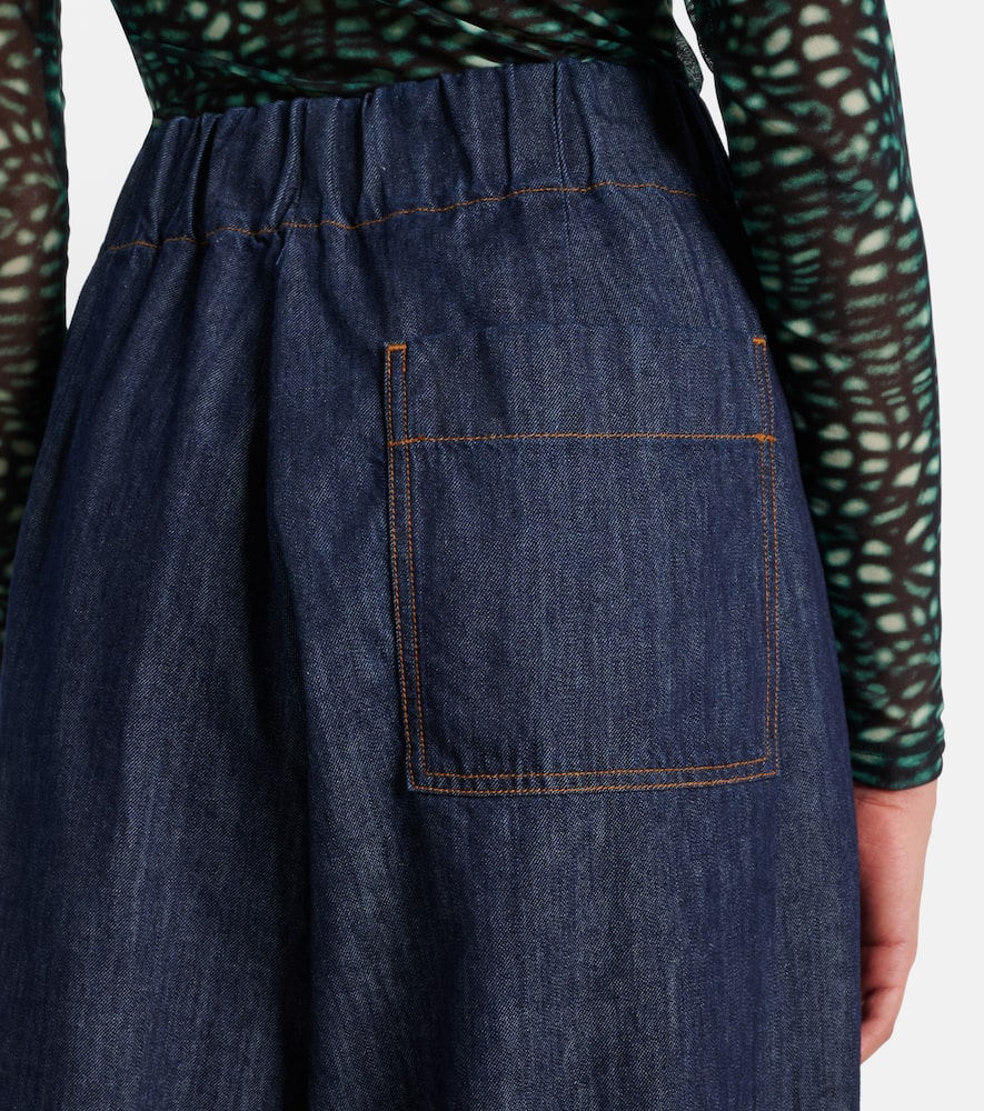 Dries Van Noten Pila Denim Cotton Jeans In Blue
