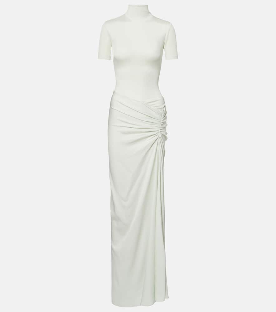 Fusion ruched gown