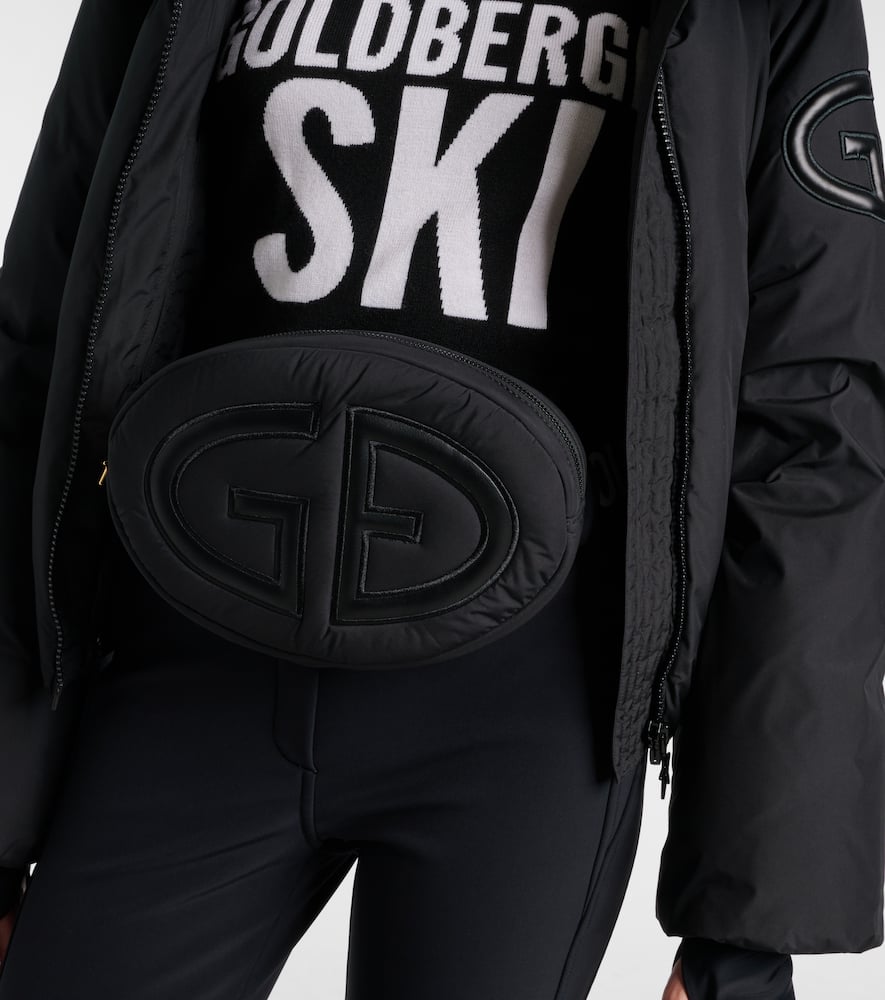 Goldbergh Tessare Logo Belt Bag In Black