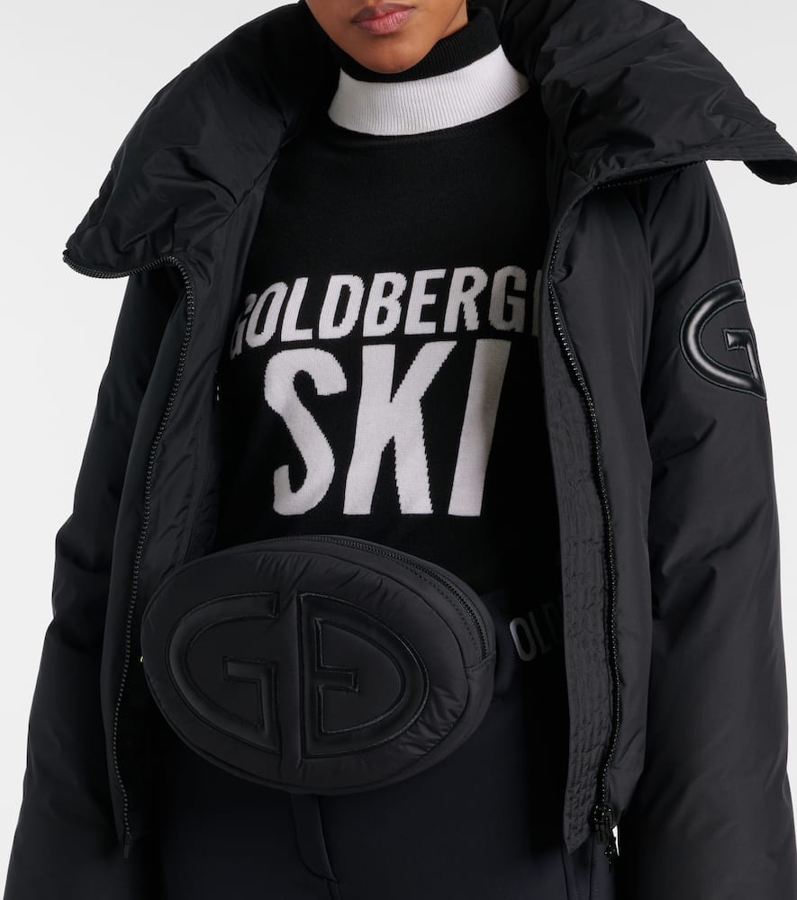 Goldbergh Tessare Logo Belt Bag In Black