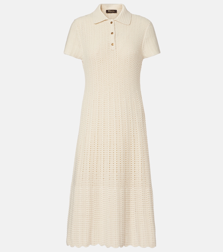 Loro Piana Loro Piana Arola knitted cotton polo dress　ロロ ピアーナ アロラ ニット コットン ポロ ドレス