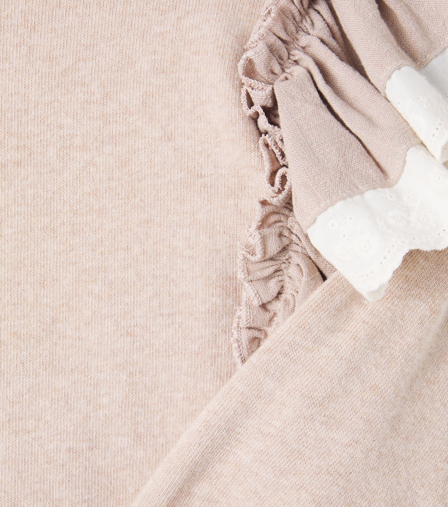  Cozmo Cozmo Licata Ruffled Cotton-blend Sweatshirt 