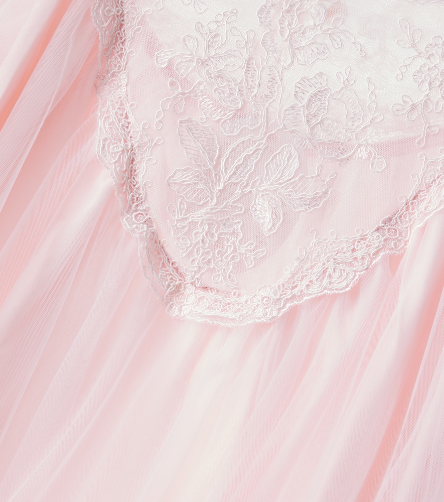  Petite Amalie Petite Amalie Kleid Aus Tüll Mit Spitze 