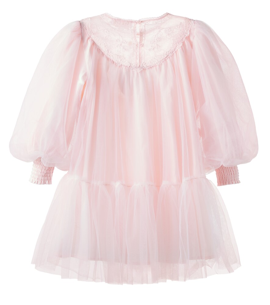  Petite Amalie Petite Amalie Kleid Aus Tüll Mit Spitze 