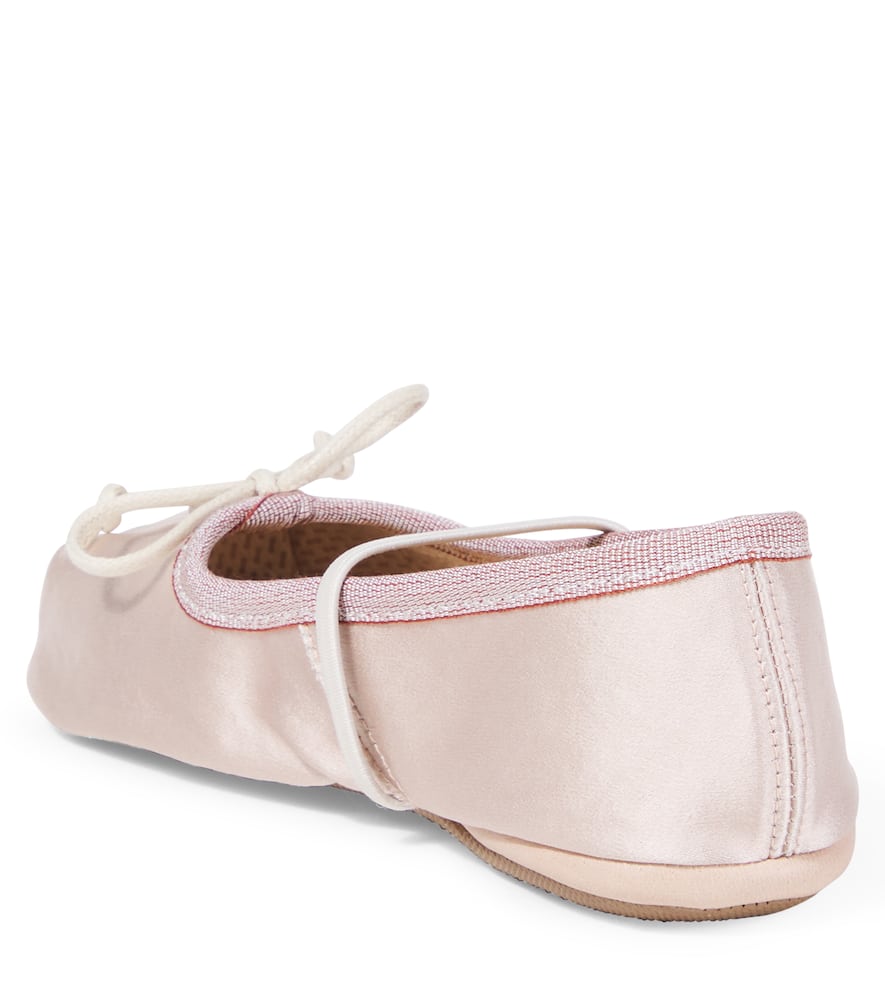 Pèpè Pepe Satin Ballet Flats In Multi
