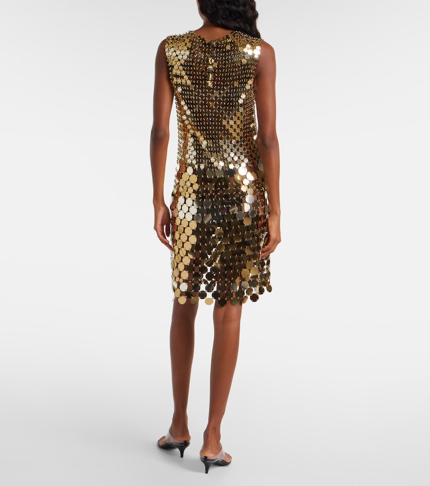  Rabanne Rabanne Sparkle Disc Minidress 