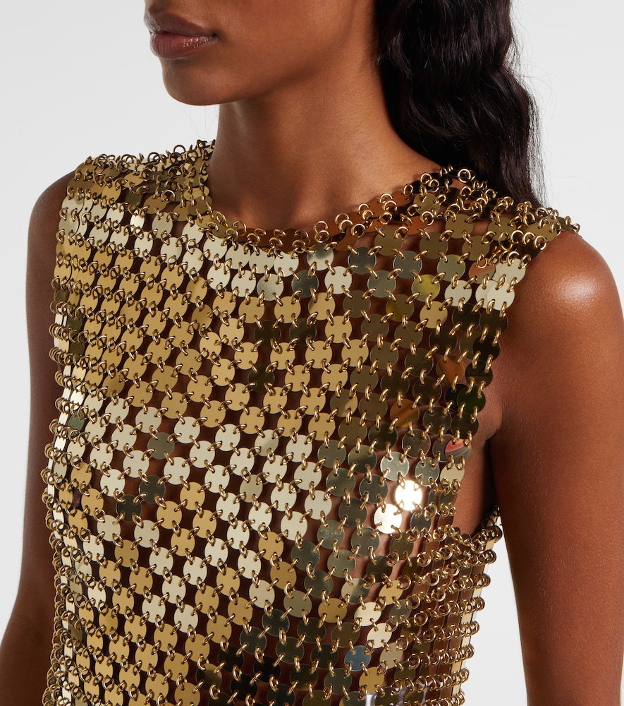  Rabanne Rabanne Sparkle Disc Minidress 