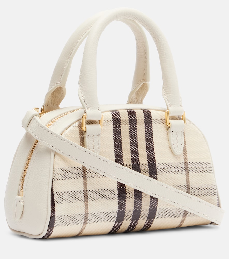  Burberry Burberry Highlands Small Canvas Top-handle Bag 