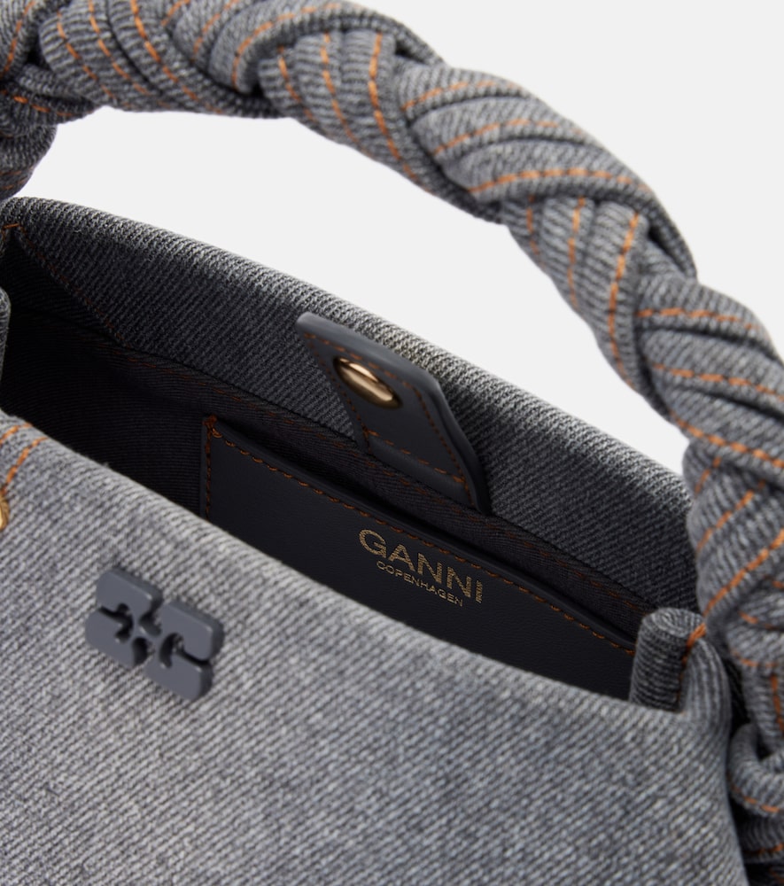  Ganni Ganni Bolso Bou Mini De Denim 