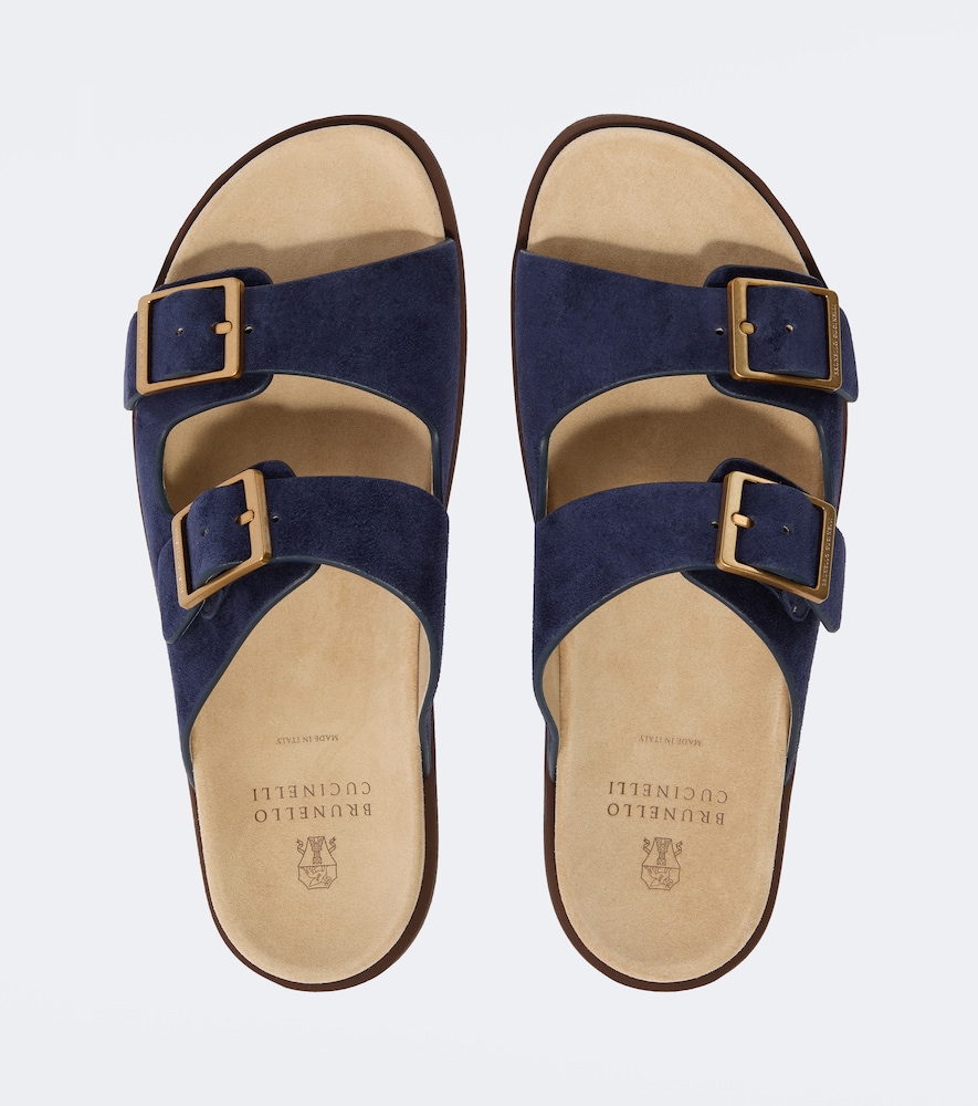  Brunello Cucinelli Brunello Cucinelli Suede Sandals 