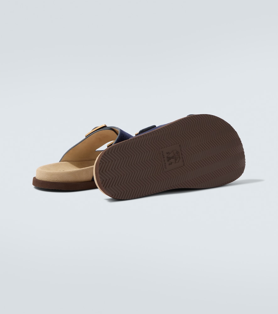  Brunello Cucinelli Brunello Cucinelli Suede Sandals 