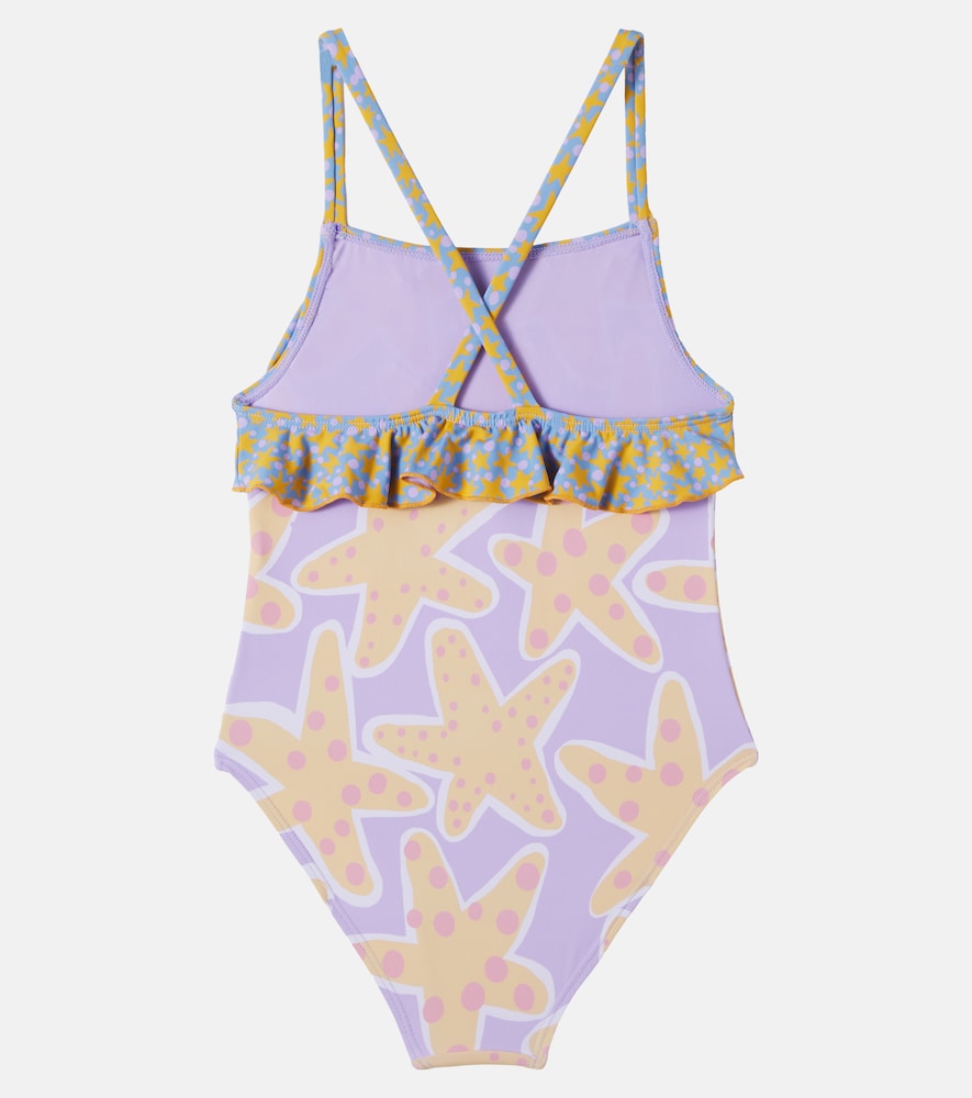  Stella Mccartney Kids Stella Mccartney Kids Starfish Printed Jersey Swimsuit 