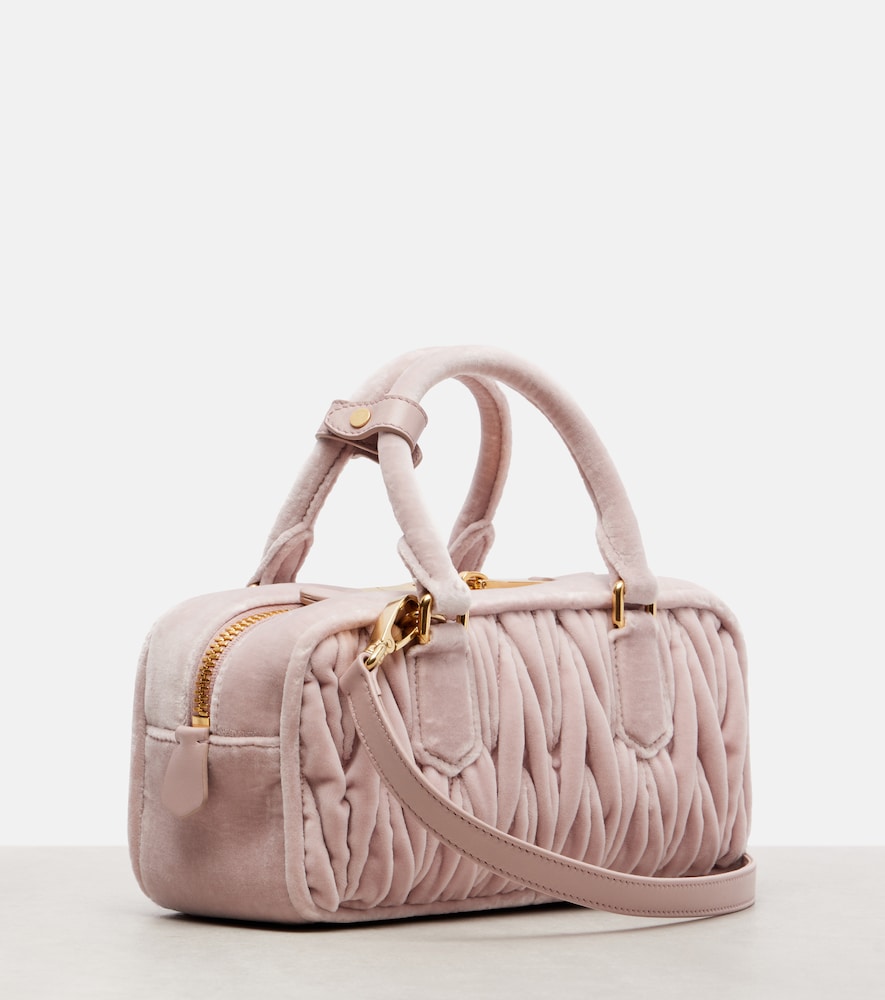 Miu Miu Miu Miu Tote Bag Arcadie small Aus Veloursleder 