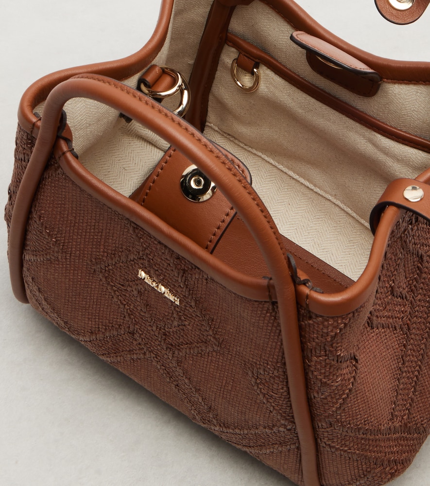  Max Mara Max Mara Henkeltasche Marin small Mit Leder 