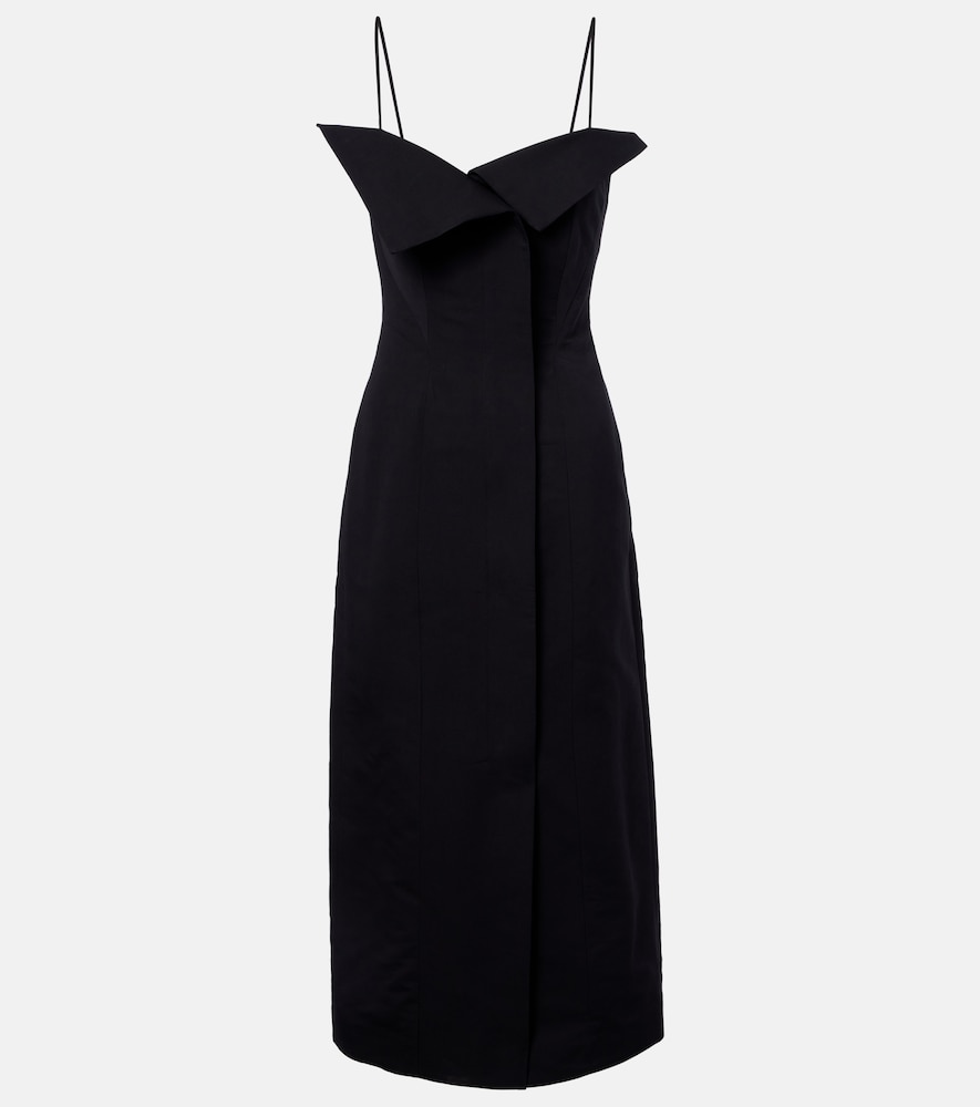 Fforme Skylar cotton and silk midi dress