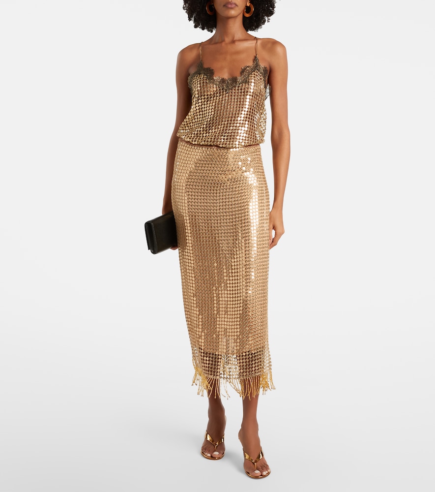  Roberto Cavalli Roberto Cavalli Embellished Wrap Skirt 