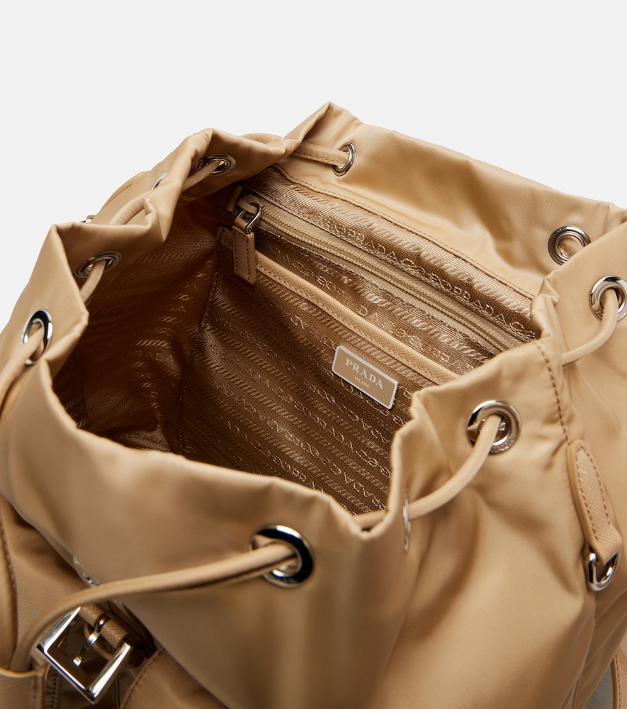  Prada Prada Rucksack Aus Re-nylon Mit Leder 