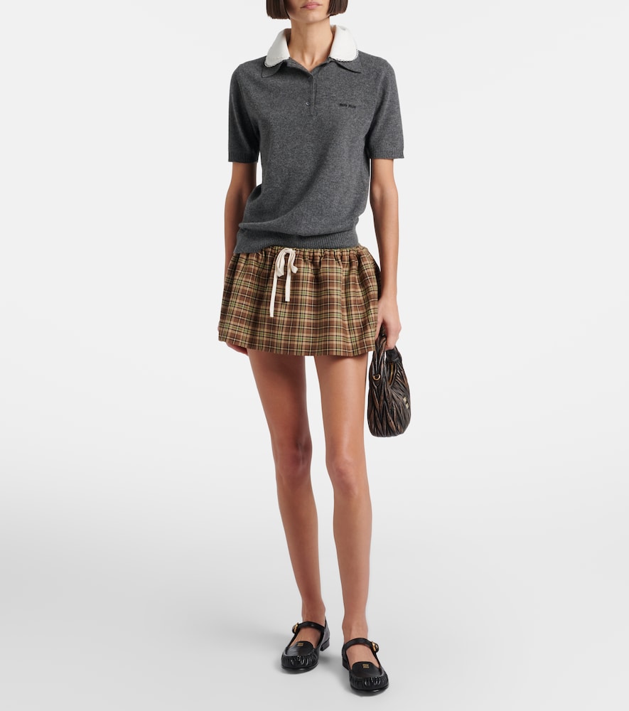  Miu Miu Miu Miu Polohemd Aus Kaschmir 