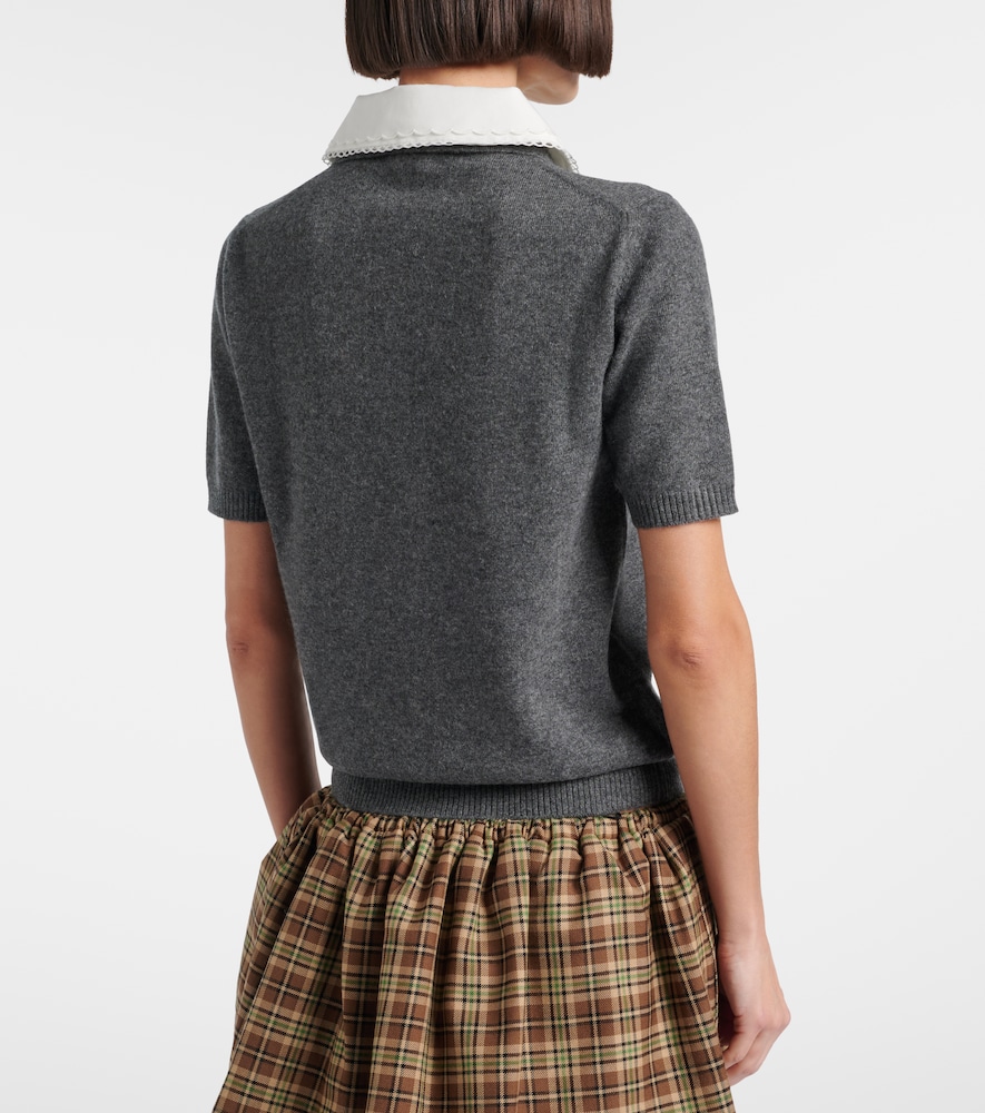  Miu Miu Miu Miu Polohemd Aus Kaschmir 