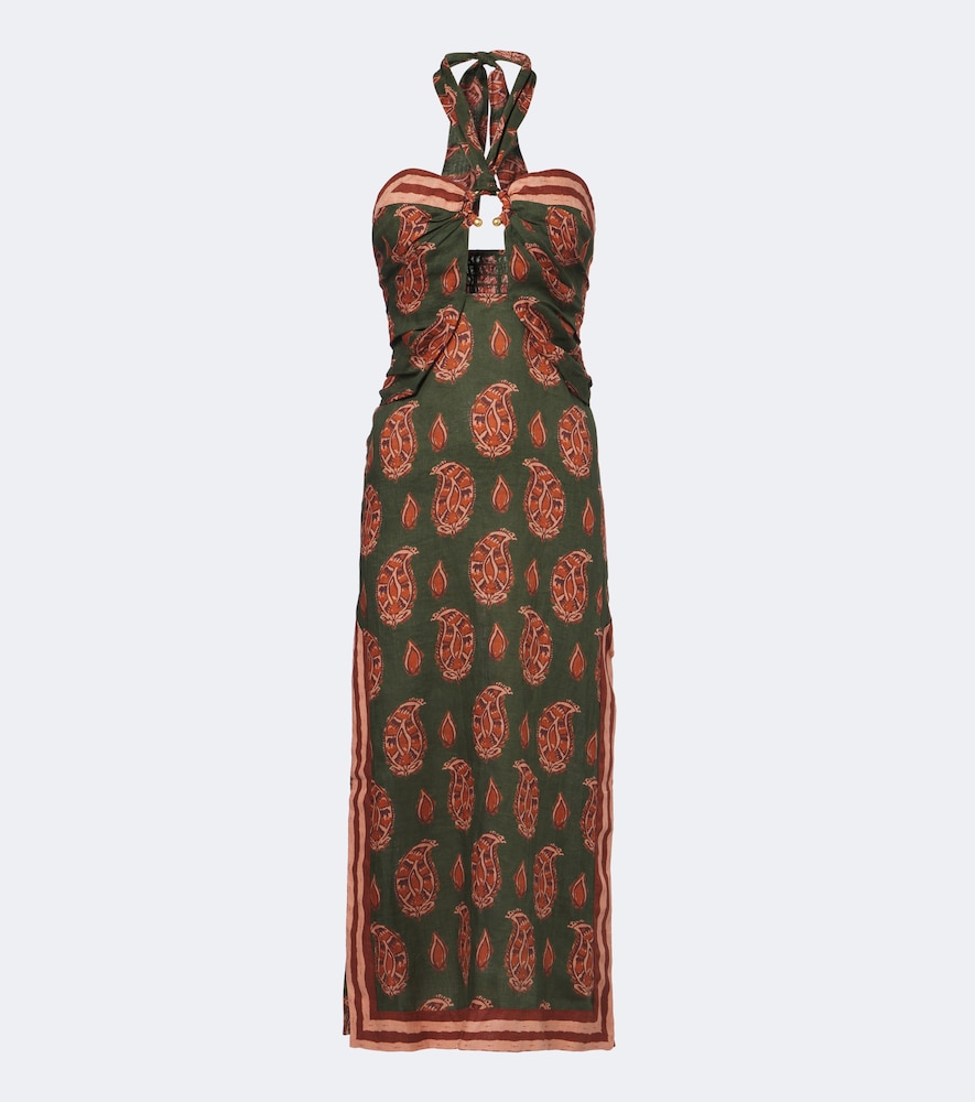 Midikleid aus Leinen