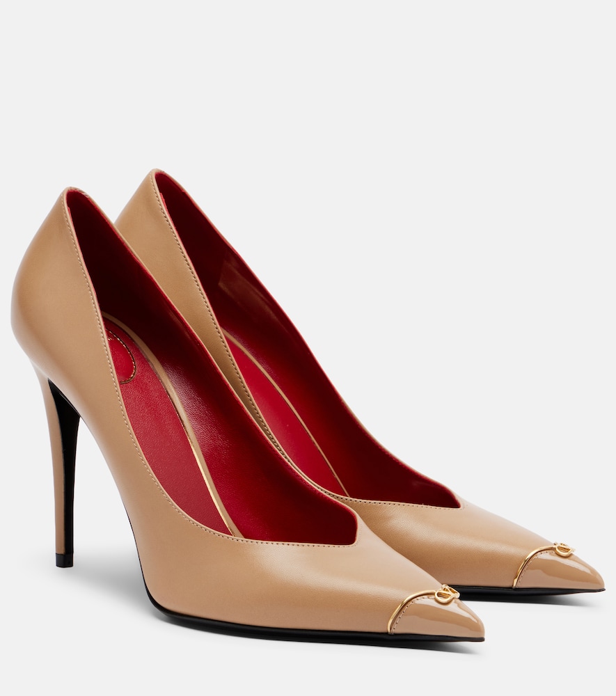 Pumps Heartip VLogo in pelle