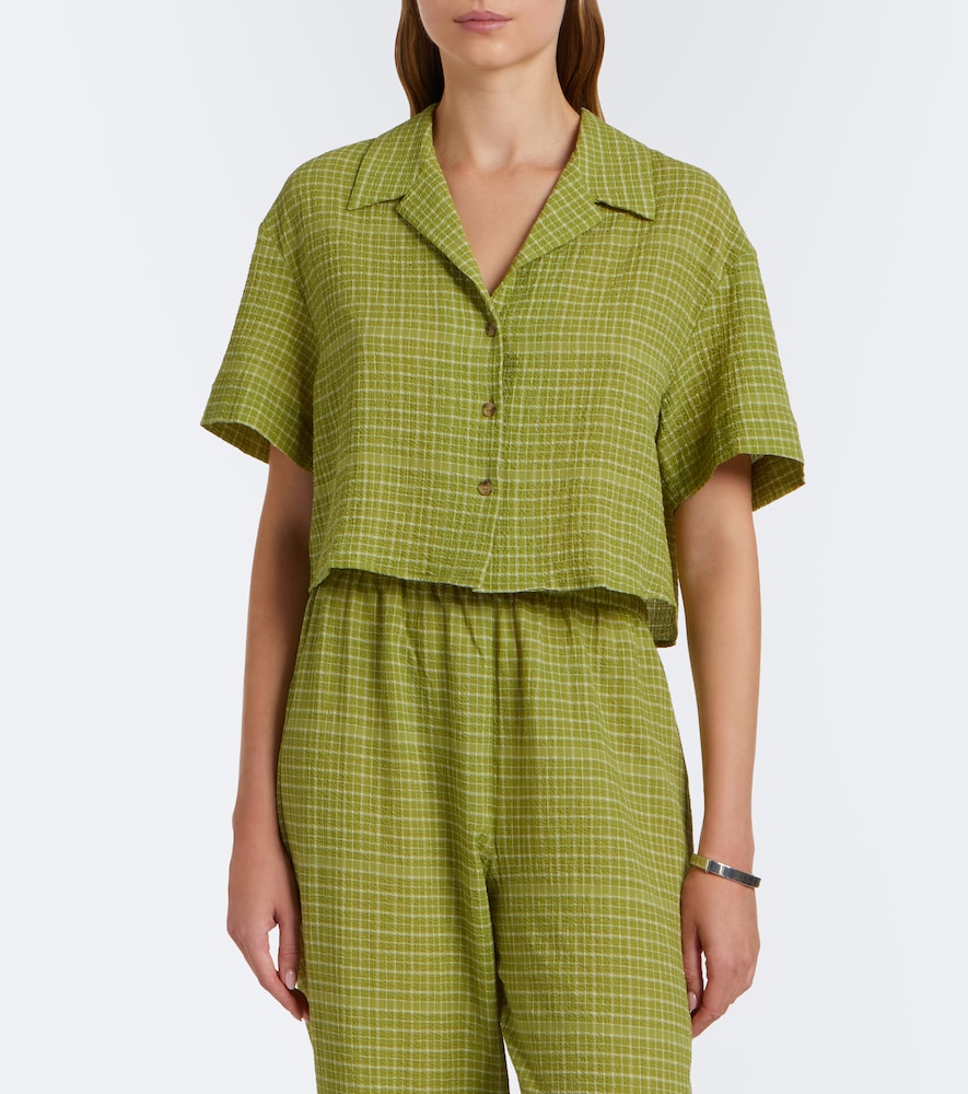 Lincoln Checked Cotton Bowling Shirt