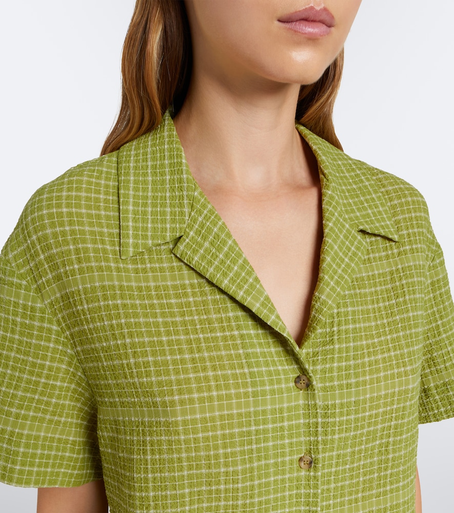 Lincoln Checked Cotton Bowling Shirt