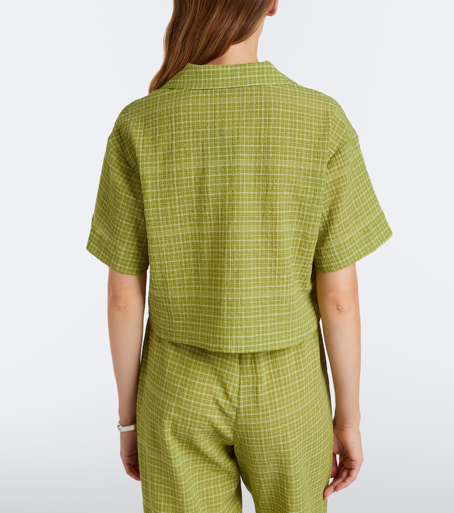 Lincoln Checked Cotton Bowling Shirt