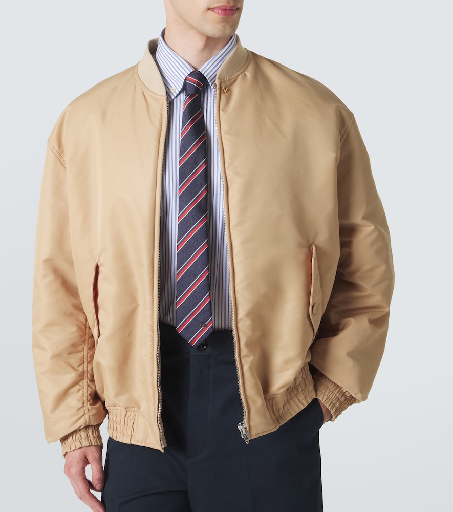  Valentino Garavani Valentino Garavani Krawatte Vlogo Aus Seiden-twill 
