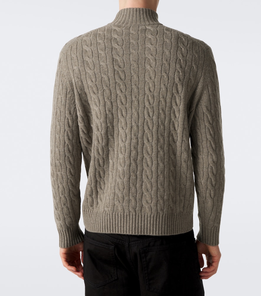 Regent Street Cable-Knit Cashmere Cardigan