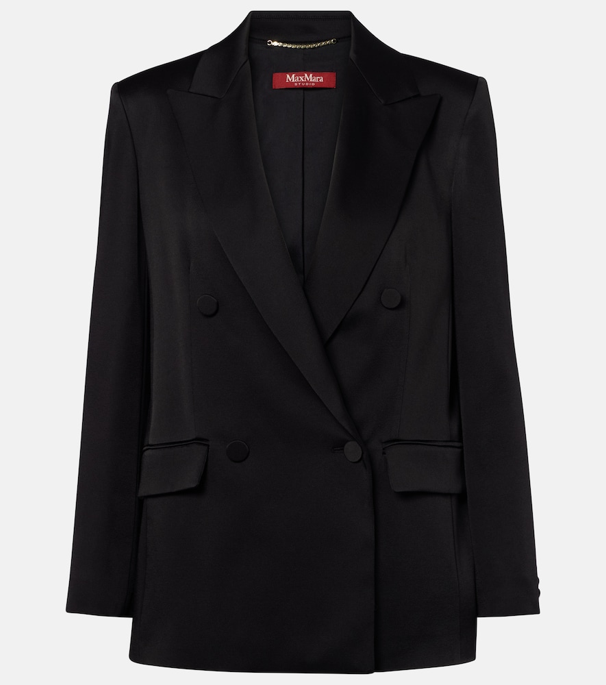 Blazer Arca in satin doppiopetto