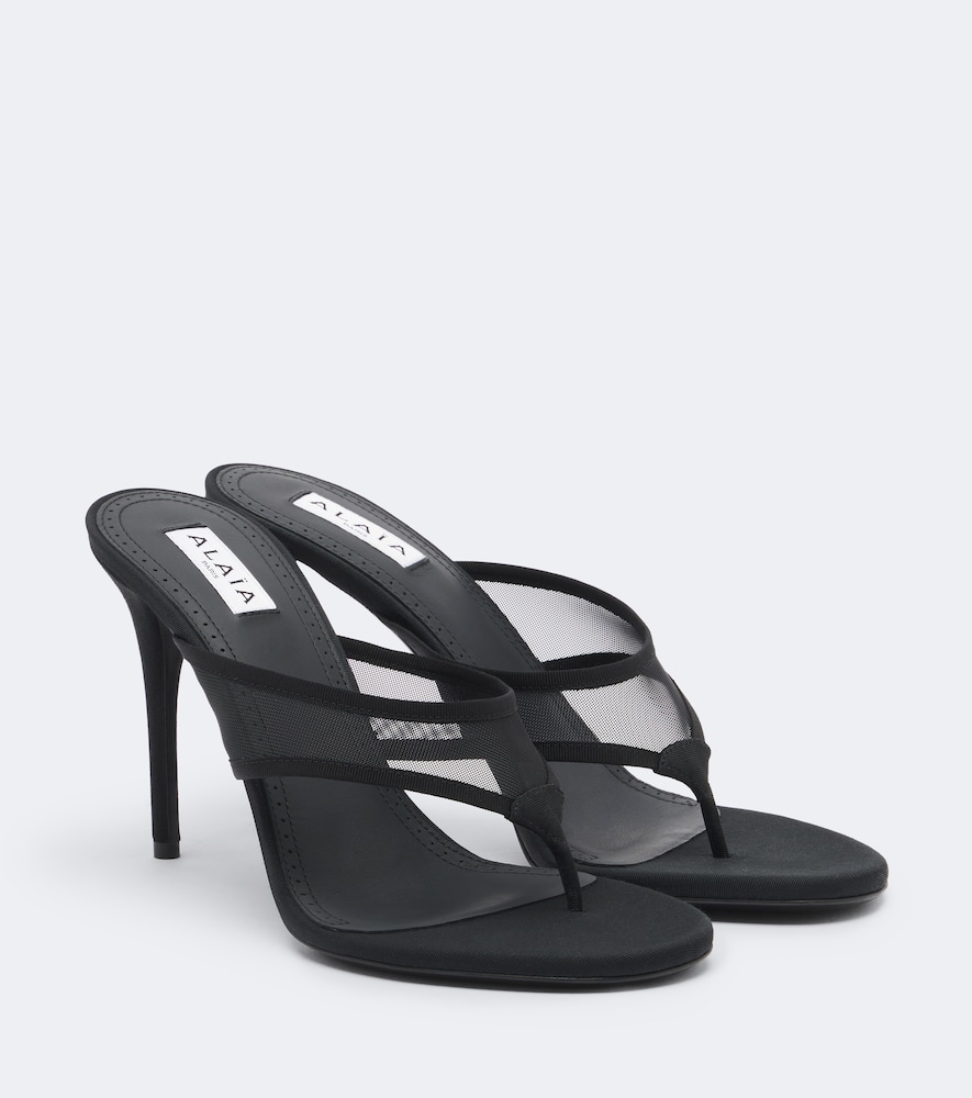 Alaïa Zehensandalen Infra aus Tüll