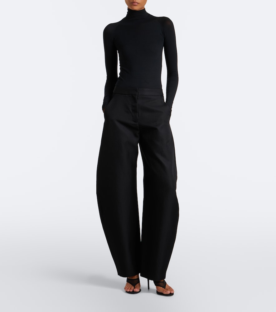Alaïa Mesh Thong Sandals