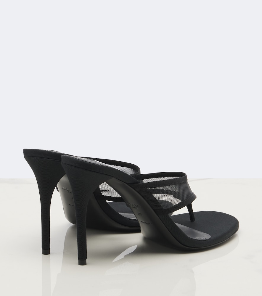 Alaïa Mesh Thong Sandals
