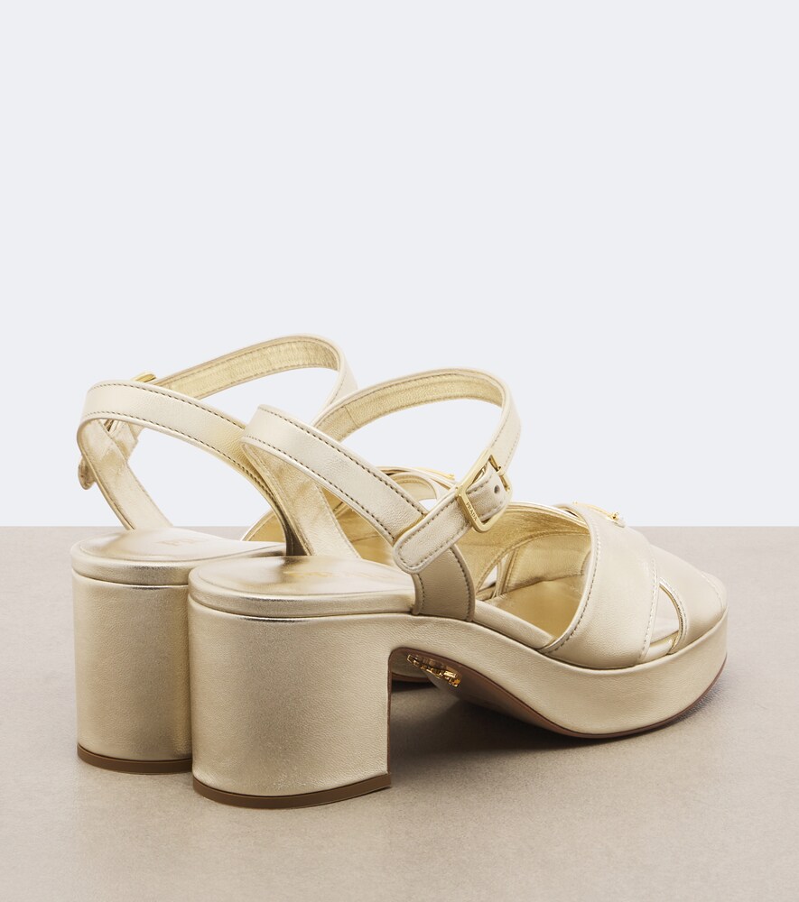 Leather Platform Sandals