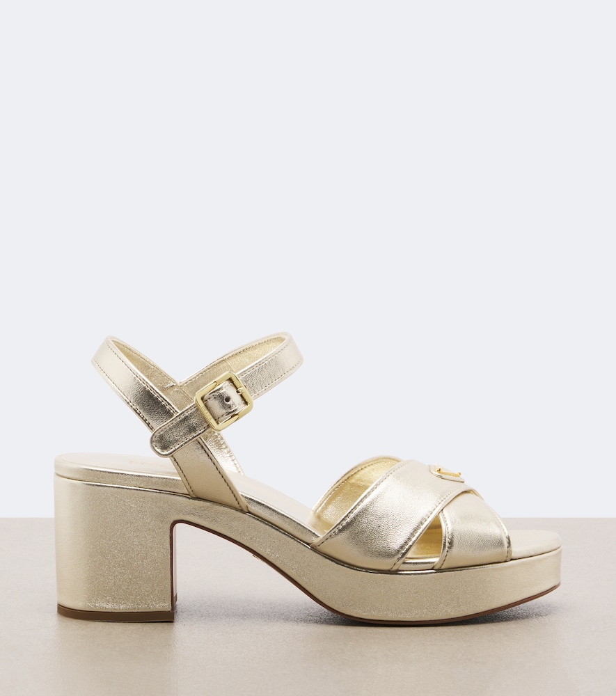 Leather Platform Sandals