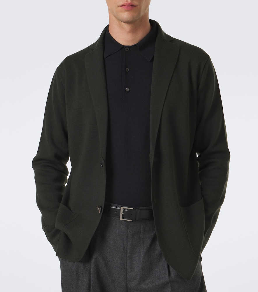 Knitted Wool Blazer