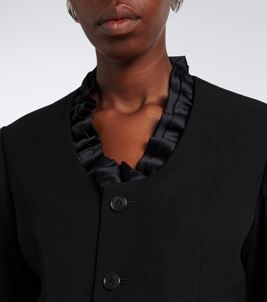 Ruffled Peplum Jacket