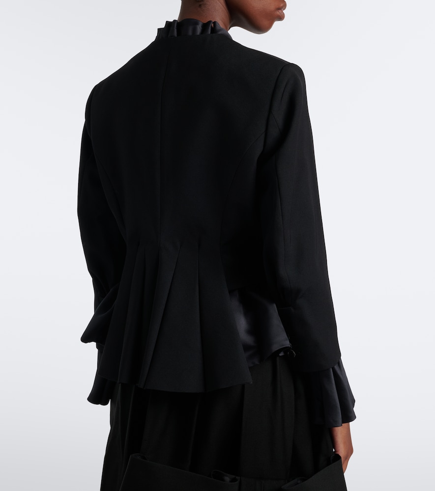 Ruffled Peplum Jacket