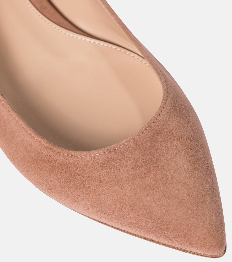 Gianvito Rossi Suede ballet flats