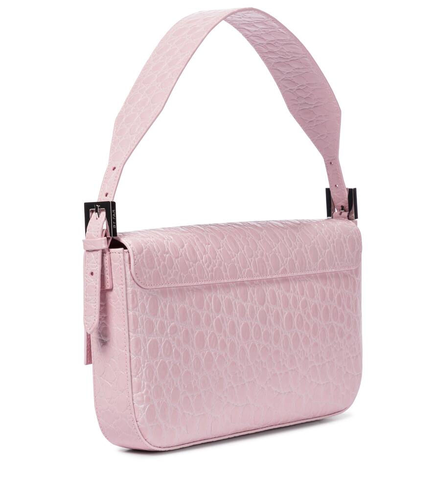 BY FAR MANU SMALL LEATHER SHOULDER BAG